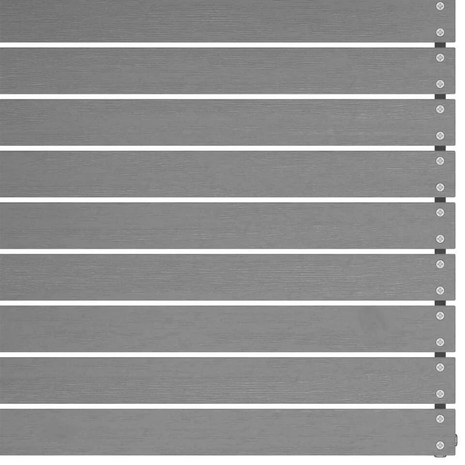VidaXL Tuinbank 2-zits Met Kussens Massief Grenenhout Grijs - Afbeelding 4