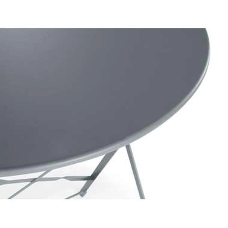 Beliani Bistroset FIORI - Grijs Staal - Afbeelding 2