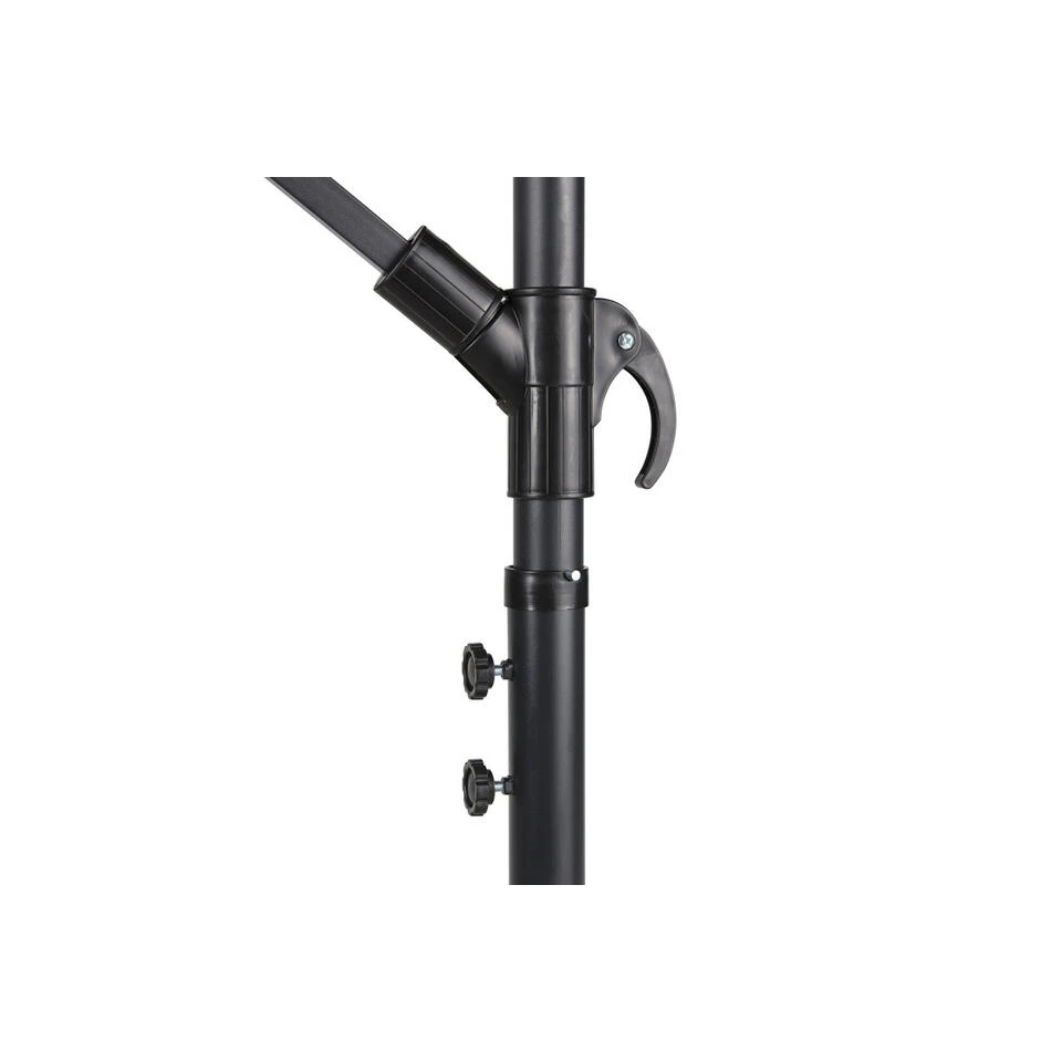 909 Outdoor Hangende Parasol Met Stalenframe In Donkergroen - Afbeelding 4