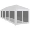 VidaXL Partytent Met 10 Mesh Zijwanden 12x3 M