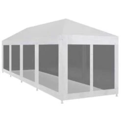 VidaXL Partytent Met 10 Mesh Zijwanden 12x3 M
