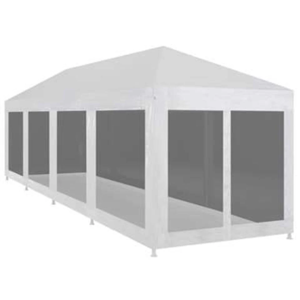 VidaXL Partytent Met 10 Mesh Zijwanden 12x3 M