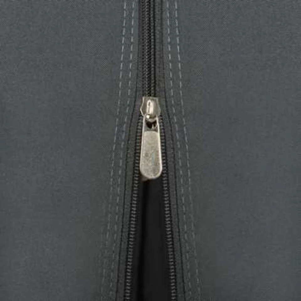 VidaXL Prieel Met Gordijn 4x3x2,6 Cm Aluminium Zwart - Afbeelding 3