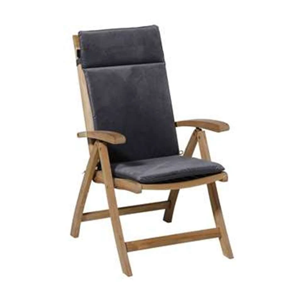 Madison Tuinstoelkussen Hoge Rug Outdoor Velvet Grijs - Afbeelding 3