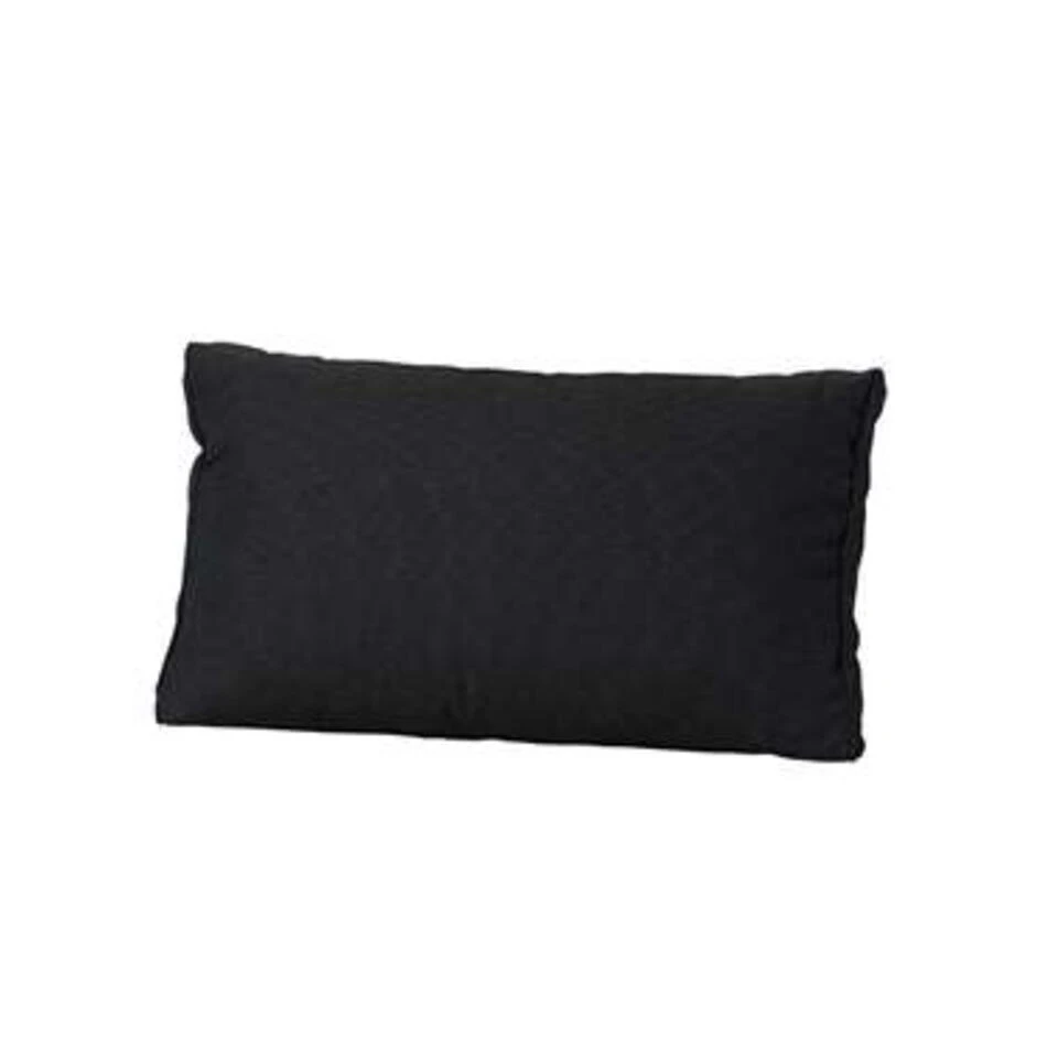 Madison Lounge Rugkussen Soft 73x40 Cm Rib Black - Afbeelding 2