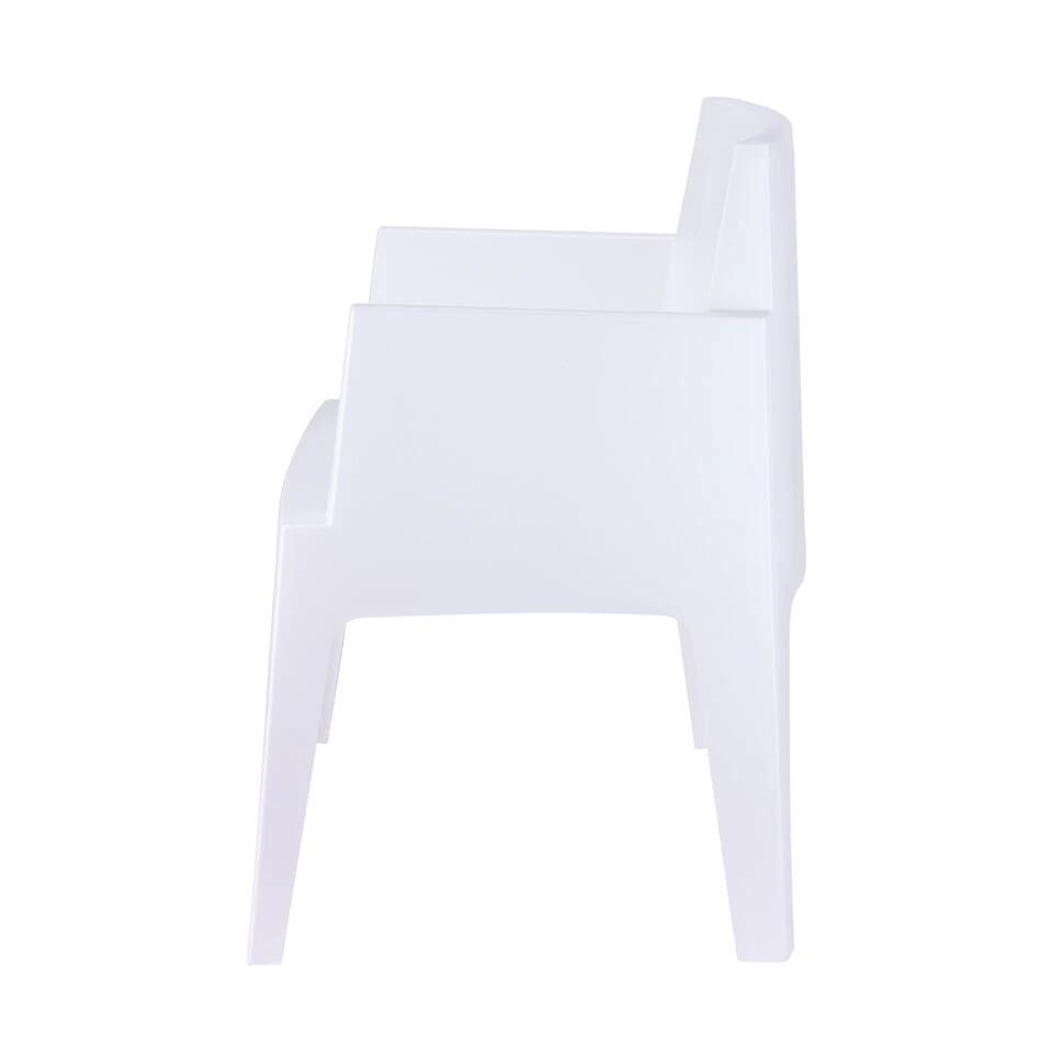 Garden Impressions Box Tuinstoel The Original Wit - 4 Stuks - Afbeelding 2