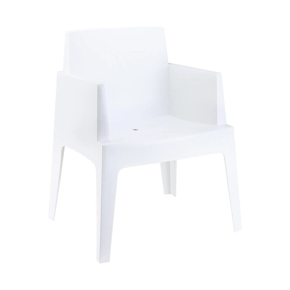 Garden Impressions Box Tuinstoel The Original Wit - 4 Stuks - Afbeelding 3