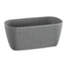 Prosperplast Plantenbak Splofy - Lichtgrijs - Kunststof - 30 Cm