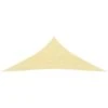 VidaXL Zonnescherm HDPE Driehoekig 5x5x5 M Beige