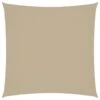 VidaXL Zonnescherm Vierkant 3,6x3,6 M Oxford Stof Beige
