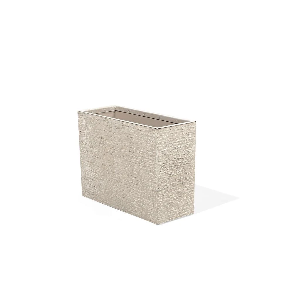 Beliani Plantenbak Voor Buiten EDESSA - Beige Stenenmix - Afbeelding 4