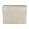 Beliani Plantenbak Voor Buiten EDESSA - Beige Stenenmix