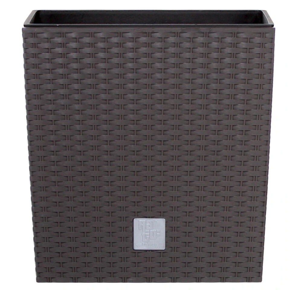 Prosperplast Plantenbak Rato - Bruin - Rotan - Kunststof - 26 Cm