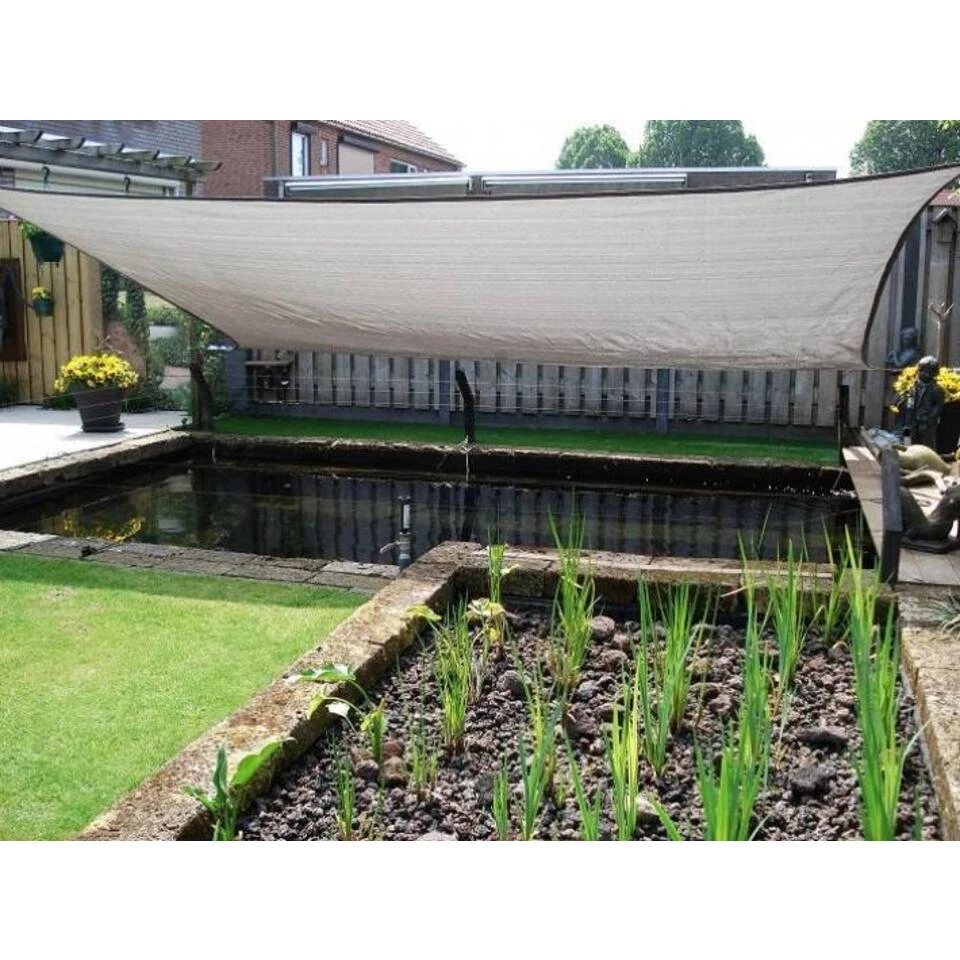 Shadow Comfort Rechthoek 3x4m DuoColor Carbon Black - Afbeelding 4