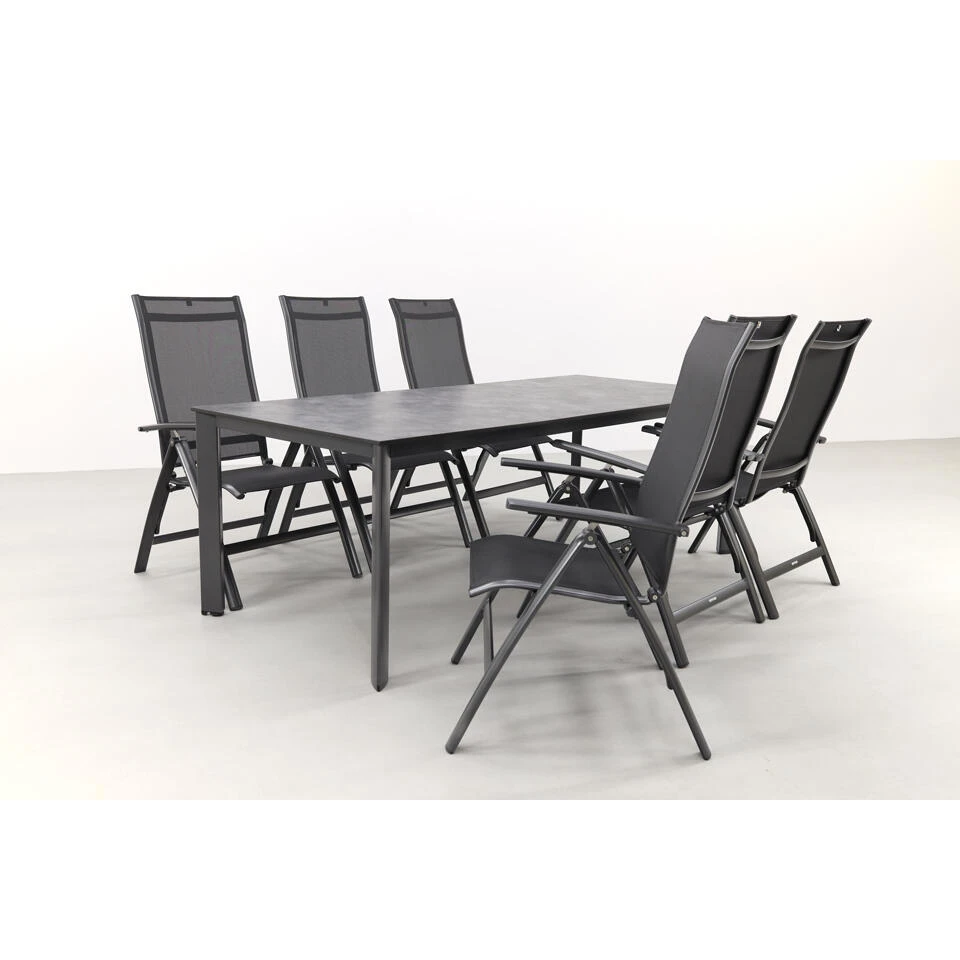 Kettler Edge/Legato 220 Cm. Tuinset - 7-delig Verstelbaar - Afbeelding 3