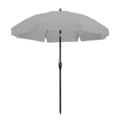 Madison - Parasol Lanzarote Round Grey - 250cm - Grijs
