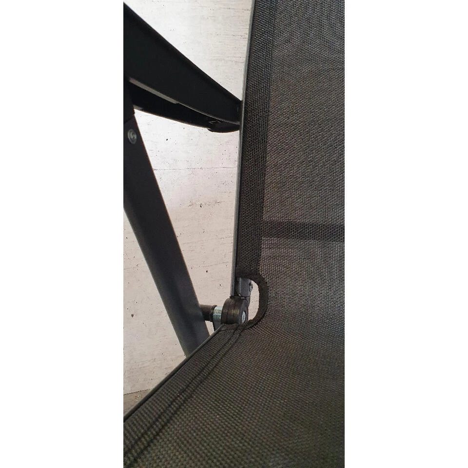 SenS-Line Sardinië Verstelbare Tuinstoel - Zwart - Afbeelding 4