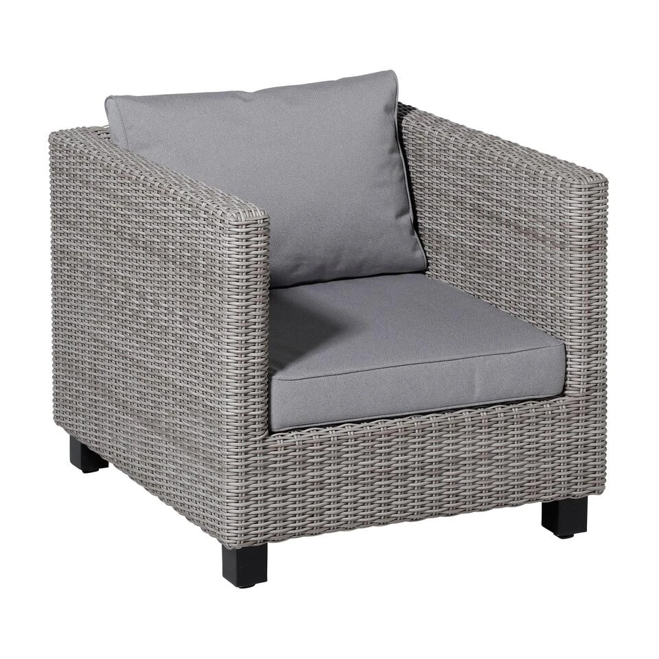 Perel Lounge Profi-line Outdoor Manchester Light Grey - Afbeelding 4