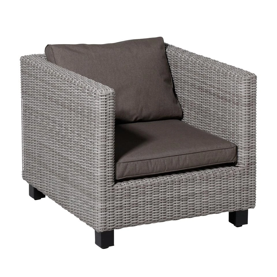 Madison Lounge Luxe Outdoor Oxford Taupe Zitkussen 60x60cm - Afbeelding 4