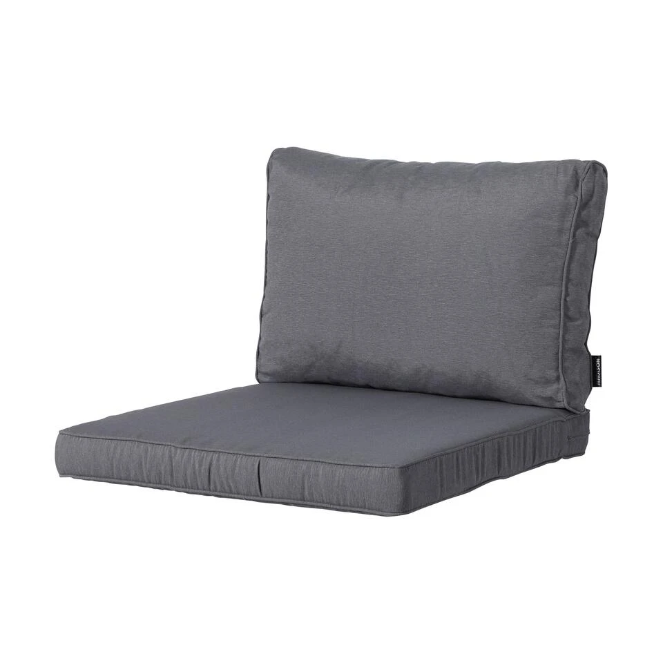 Madison Lounge Luxe Panama Grey Zitkussen 60x60cm - Afbeelding 3