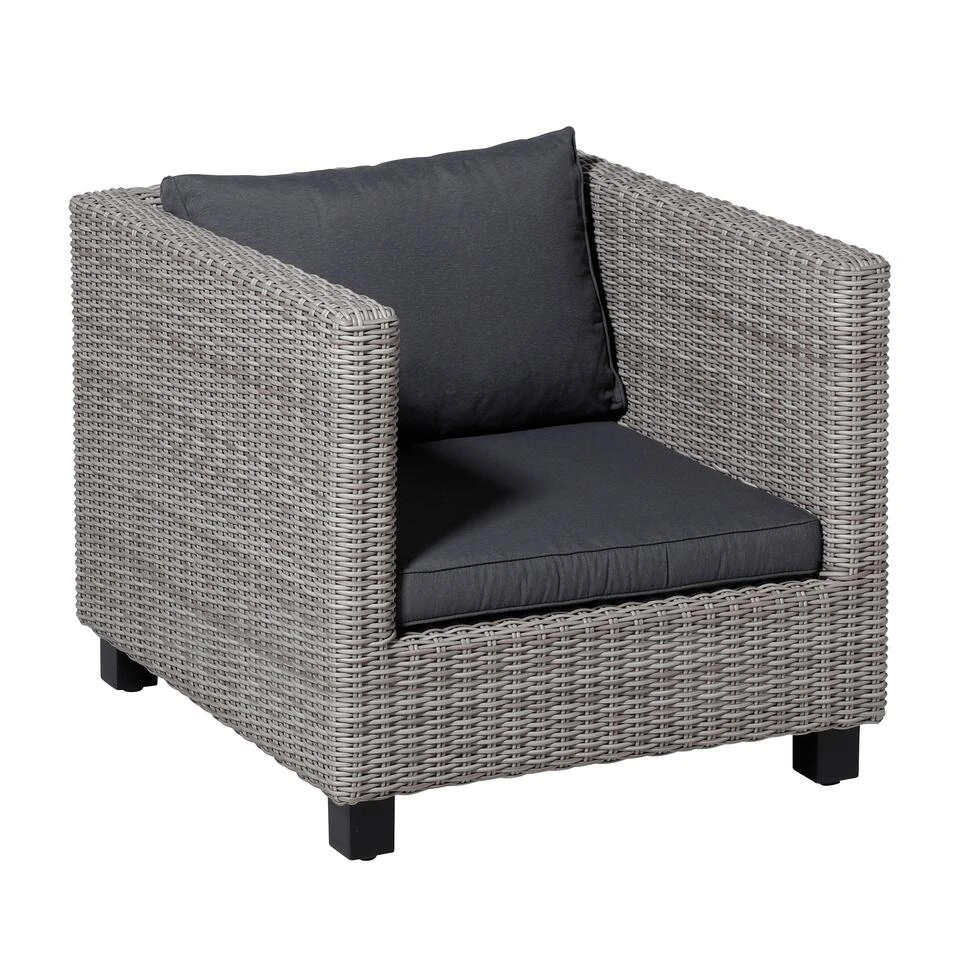 Madison Lounge Luxe Panama Grey Zitkussen 60x60cm - Afbeelding 4