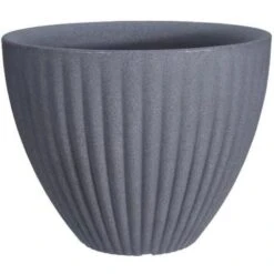 Pro Garden Bloempot Rond 39cm Grijs