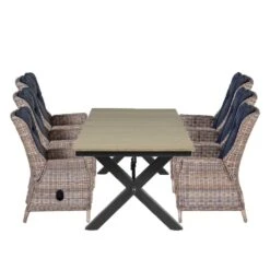 Garden Impressions Marbella Tuinset 7-delig H. Zand - Stone Tuintafel