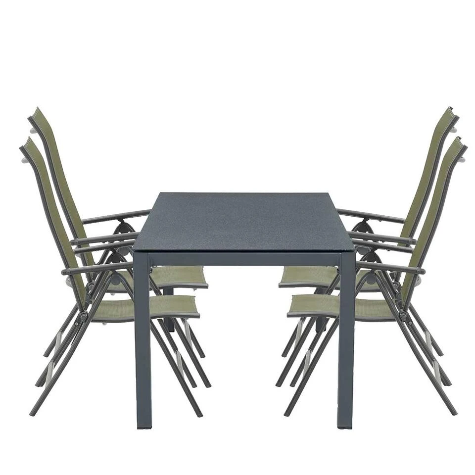 Garden Impressions Santos Tuinset 5-delig Groen -Palmas Tafel