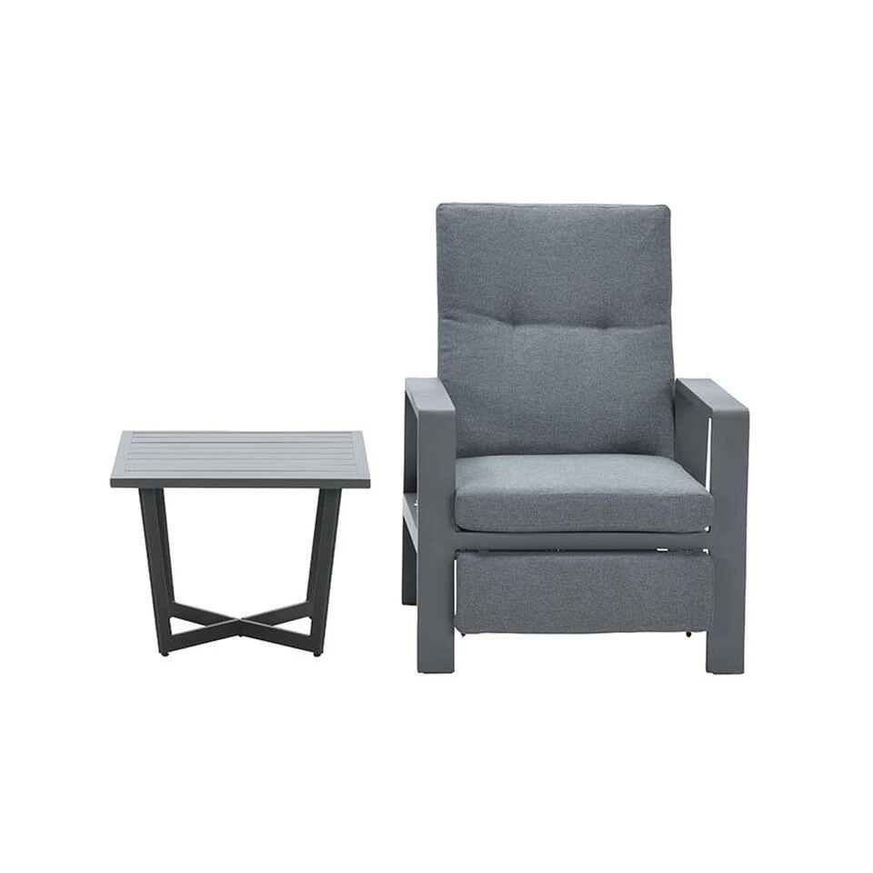 Garden Impressions Marsala Relax Loungestoel - Kent Bijzettafel - Afbeelding 2