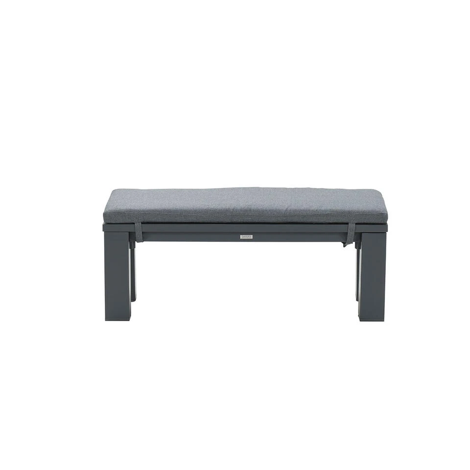 Garden Impressions Nika Sportbank 115,5 X 43 Cm - Donker Grijs - Afbeelding 3
