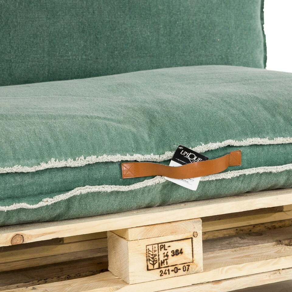 Unique Living Palletkussen Manouk Pesto - 120 X 80 Cm - Afbeelding 3