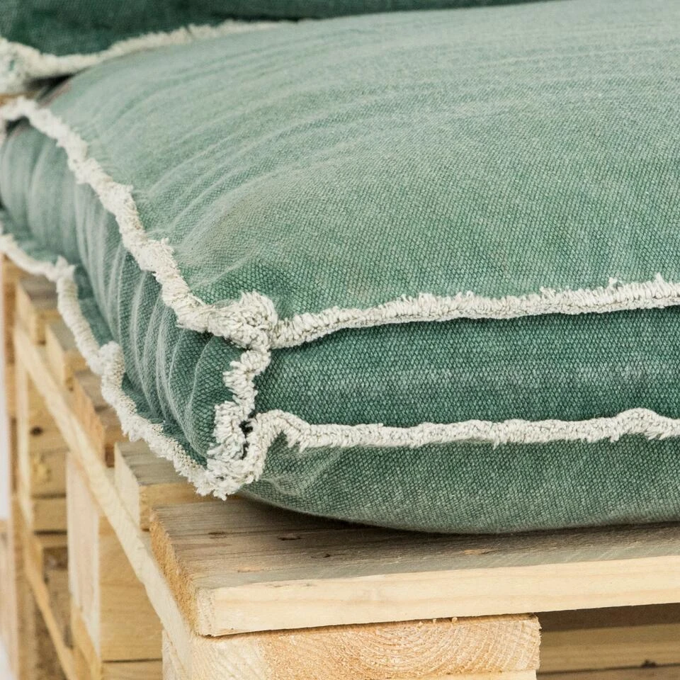 Unique Living Palletkussen Manouk Pesto - 120 X 80 Cm - Afbeelding 4