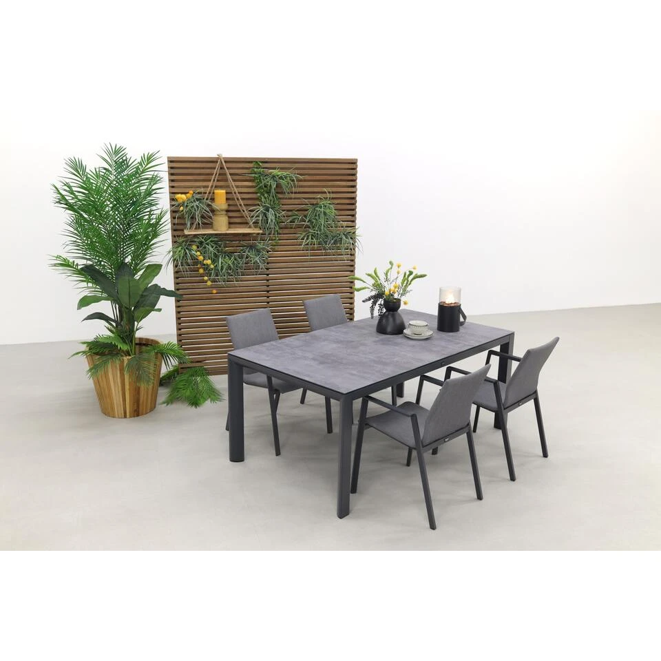 VDG Lima/Baltimor 180 Cm. Stapelbare Tuinset - 5-delig - Afbeelding 2