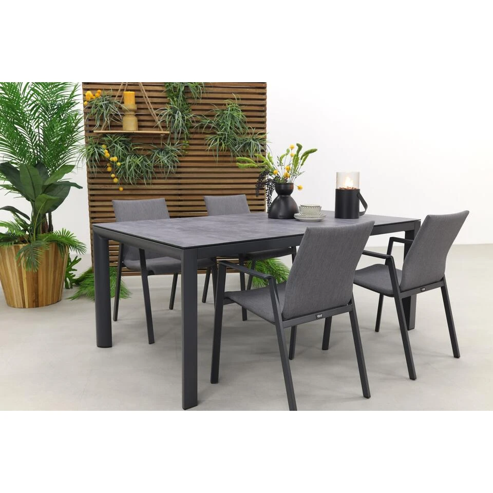 VDG Lima/Baltimor 180 Cm. Stapelbare Tuinset - 5-delig - Afbeelding 3