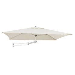 Easysol Rechthoekige Muurparasol - 200 X 140 Cm - Ecru / Gebroken Wit