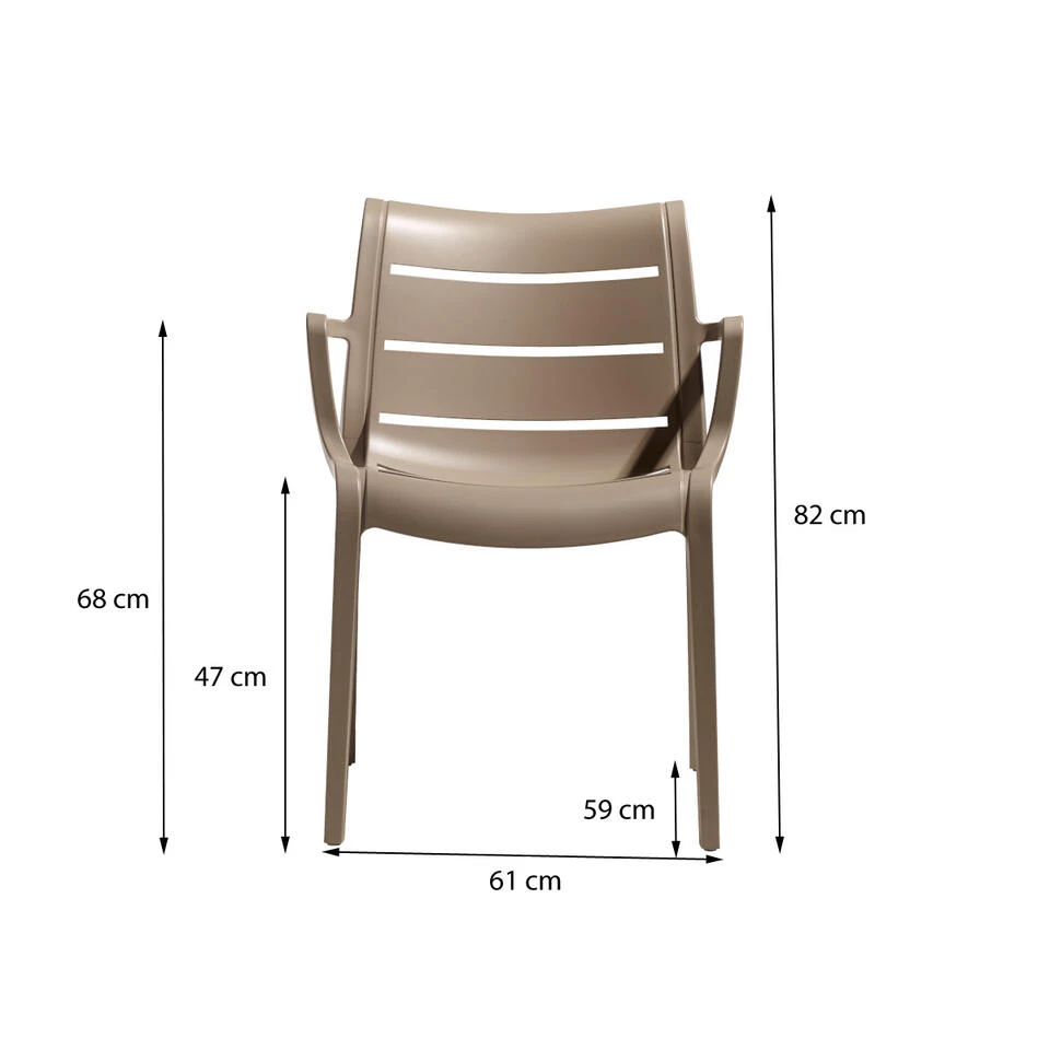 Scab Sunset Tuinstoel - Zand - Afbeelding 2