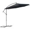 SenS-Line - Menorca Parasol Black Ø300 Cm - Zwart