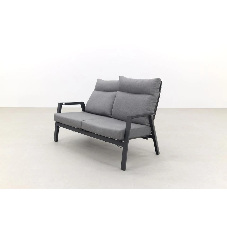 VDG Azoren 2-zitsbank Verstelbaar - Antraciet - Afbeelding 4