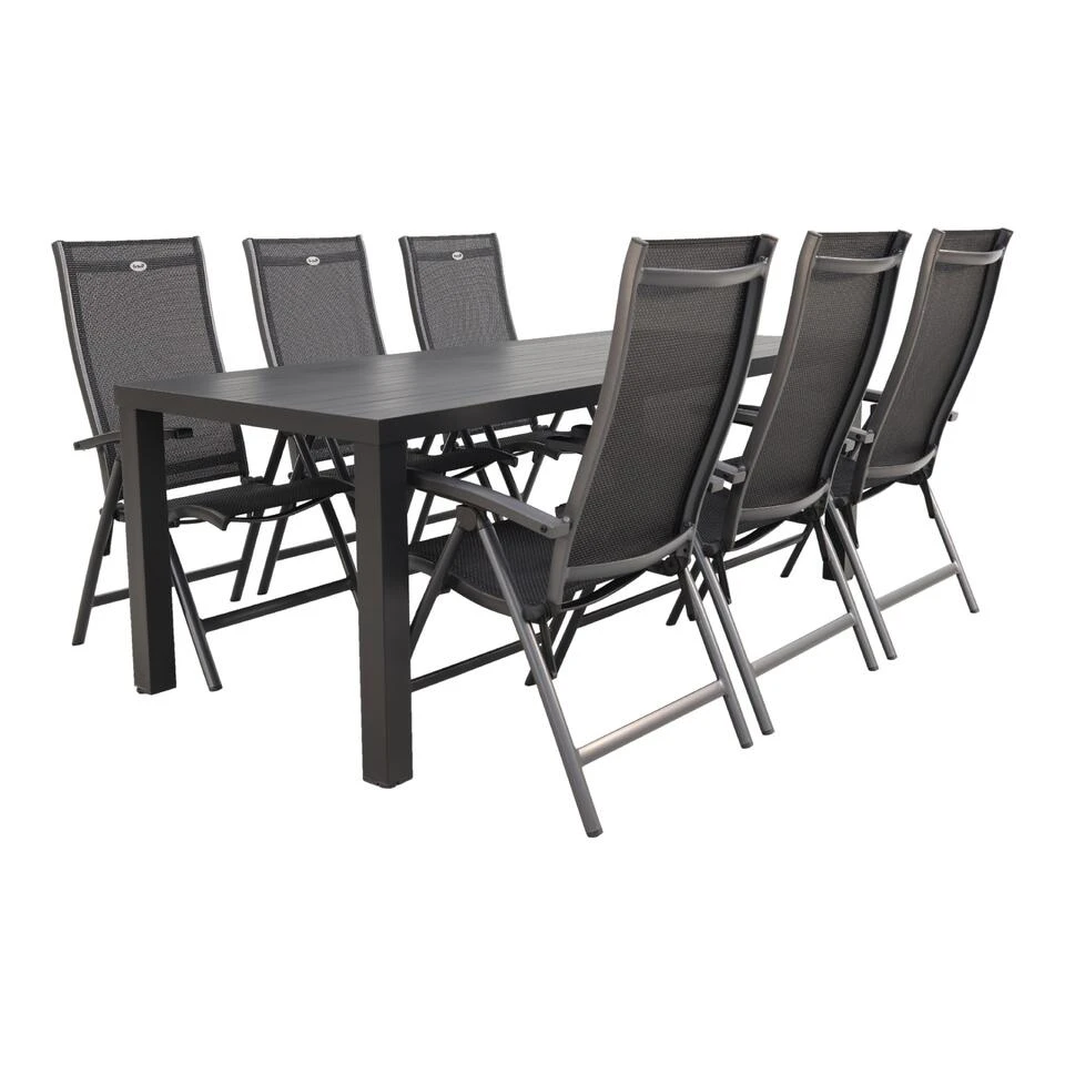 Hartman Salvatore/VDG Lena 210 Cm. Verstelbare Tuinset - 7-delig - Afbeelding 3