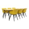 Hartman Sophie Studio Curry Yellow/Bella 220x95 Cm. - 7-delige Tuinset