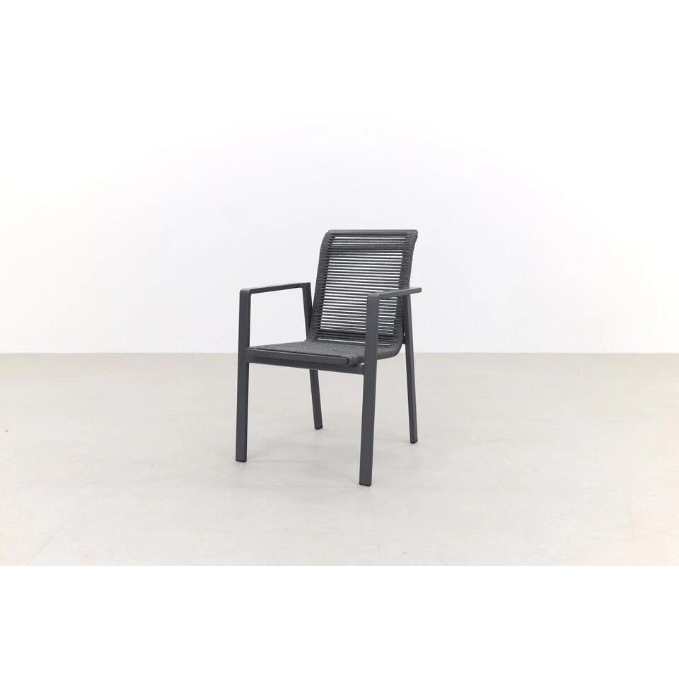 GreenChair Lagoon Stapelbare Tuinstoel - Antraciet - Afbeelding 2