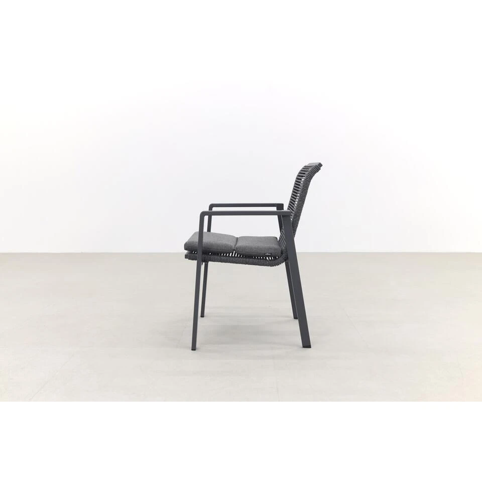 GreenChair Lagoon Stapelbare Tuinstoel - Antraciet - Afbeelding 4