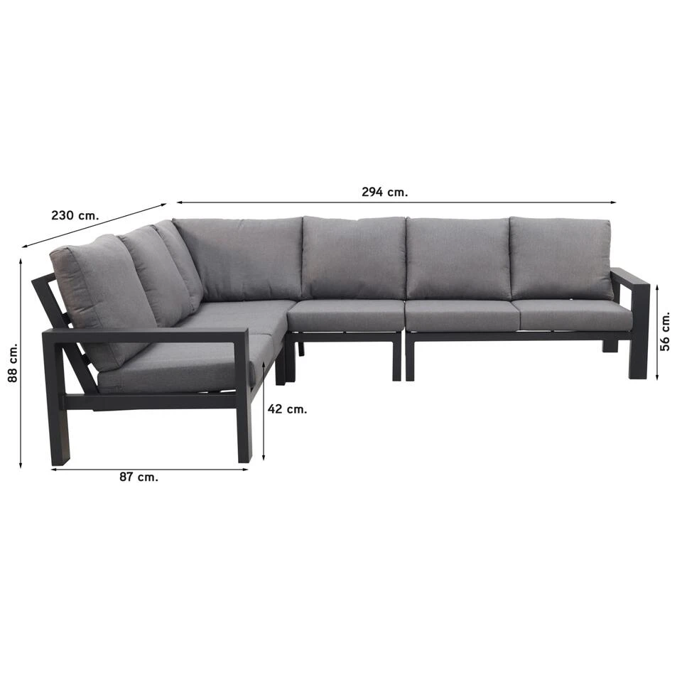VDG Montana/Mindo Aluminium Loungeset - Afbeelding 3