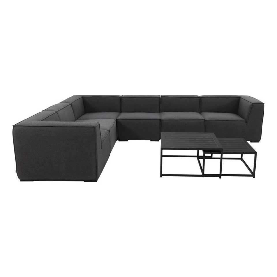 Liberty/Royalty Sunbrella Loungeset - Sooty - 8-delig