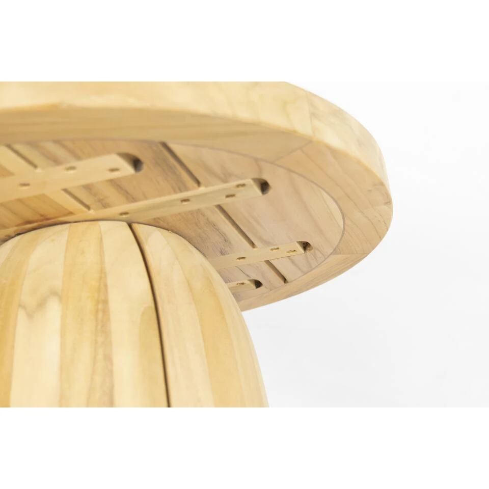 4SO Pablo Bijzettafel - Teakhout - Ø45 Cm - Afbeelding 3