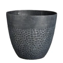 Mica Decorations Bravo Bloempot - H40 X Ø45 Cm - Zwart