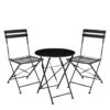 Mica Decorations Laurence Bistroset - Set Van 3 - Metaal - Zwart