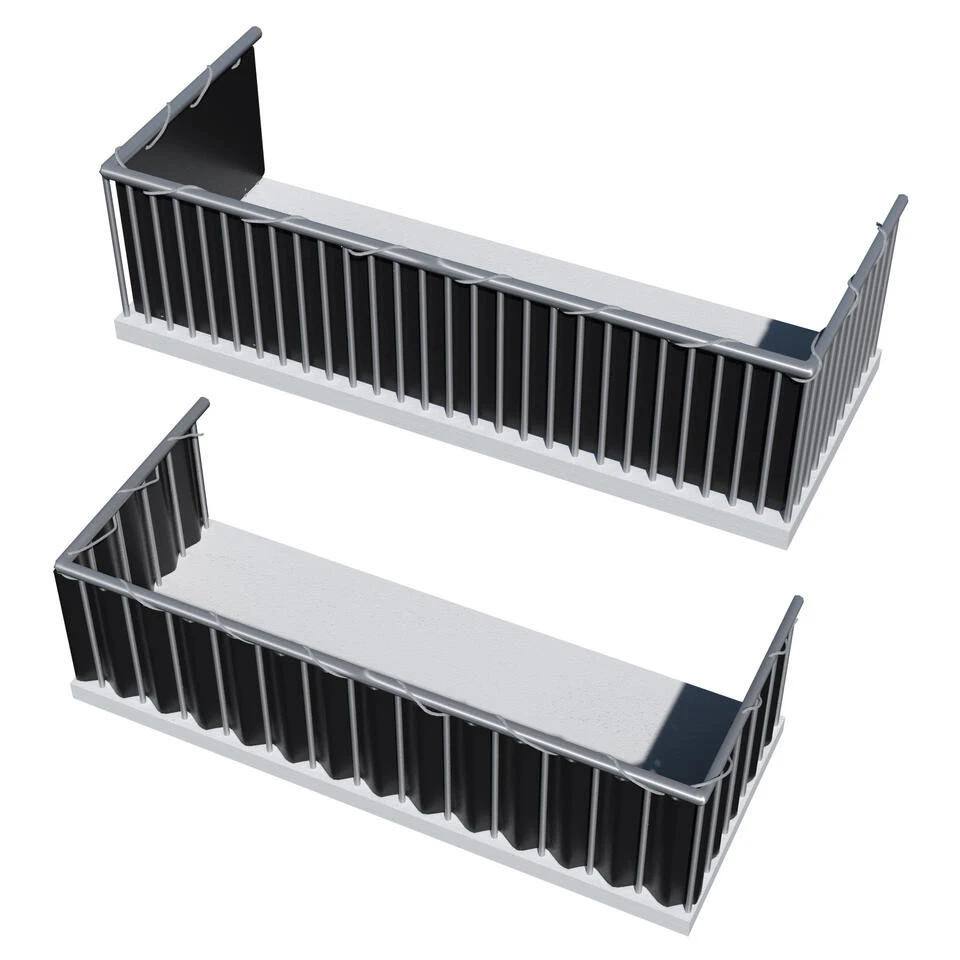 Tectake - Balkondoek Balkonreling Tuinscherm - Hoogte 90 Cm - 6 Meter - Zwart - Afbeelding 4