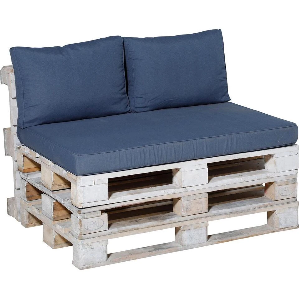Madison Palletkussen Set 3 Delig Lounge Panama Blauw - Afbeelding 2
