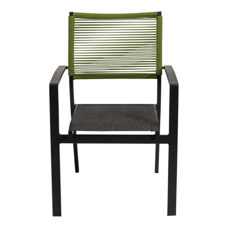 Vito Rope Stapelstoel - Textileen - Groen